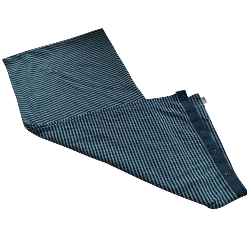 EDDIE BAUER Women's Striped Polyester Twilite Snap Button Scarf  One Size